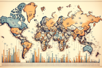 A world map highlighting the countries mentioned in the article