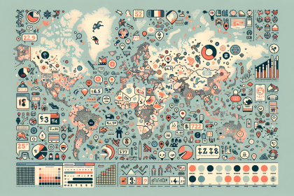 A world map highlighting various countries with distinct symbols or icons representing the prices and methods of methamphetamine use in each location