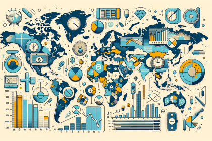 An abstract world map highlighting various countries with symbolic representations of amphetamine use