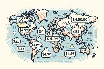 A world map highlighting the varying prices of tramadol in different countries