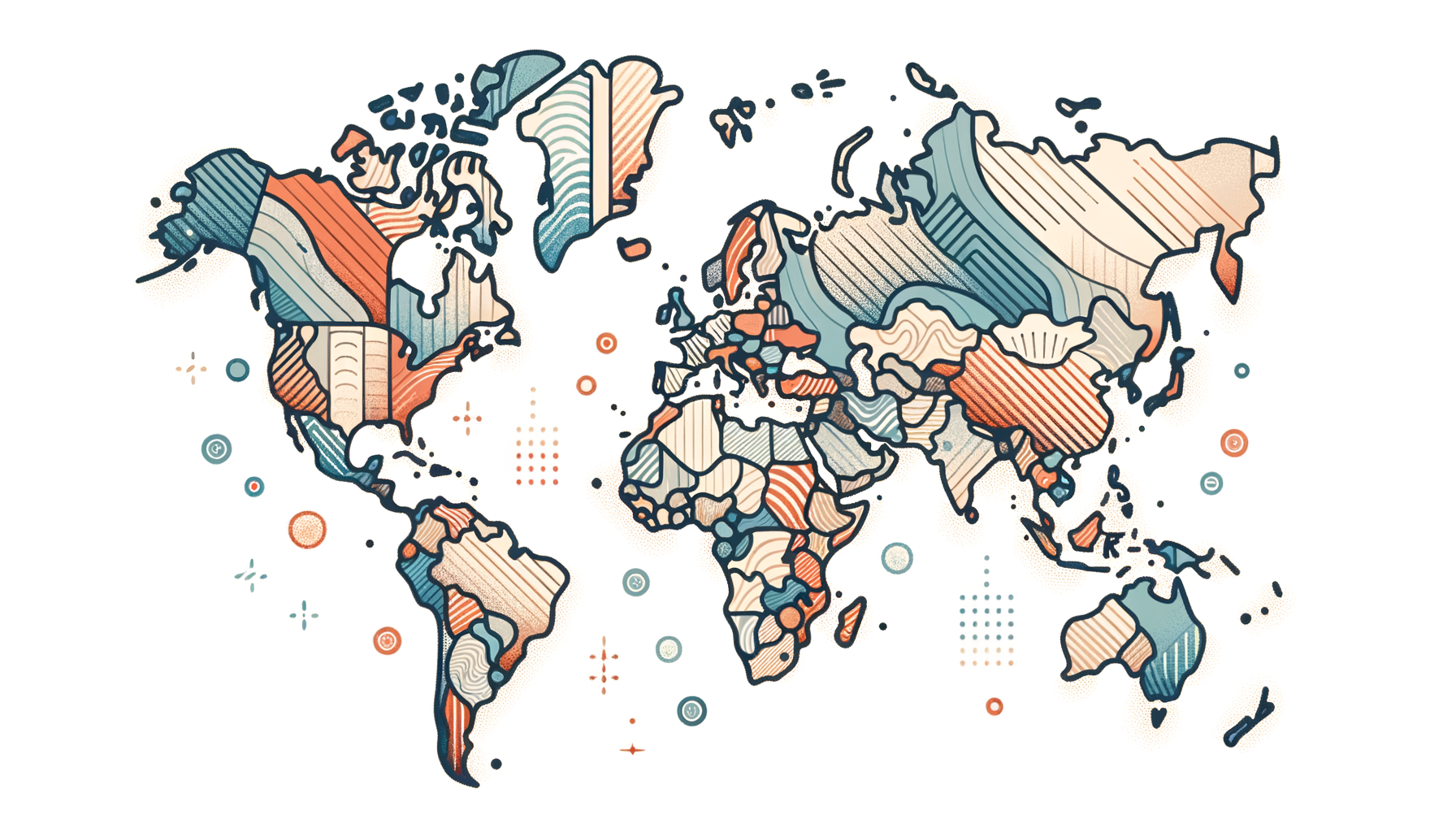 An abstract world map highlighting the varying prices of mdma in different countries